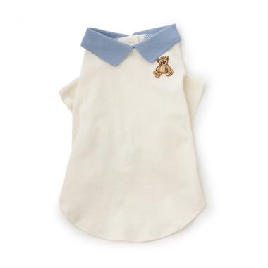 【DOG】【接触冷感】ポロ衿配色Tシャツ