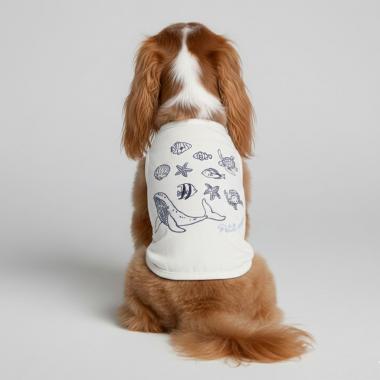 【DOG】【接触冷感】海刺しゅうタンク