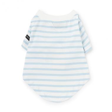 【リンク】【DOG】【接触冷感】ボーダーTシャツ