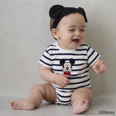 【Disney】ヘアバンドつきロンパース