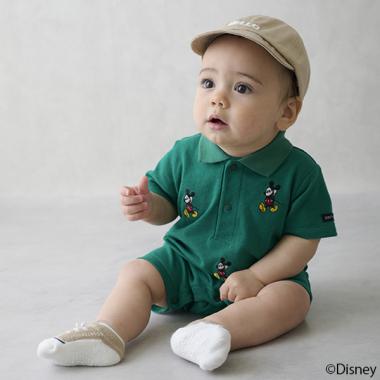 【Disney】刺しゅうポロカバーオール