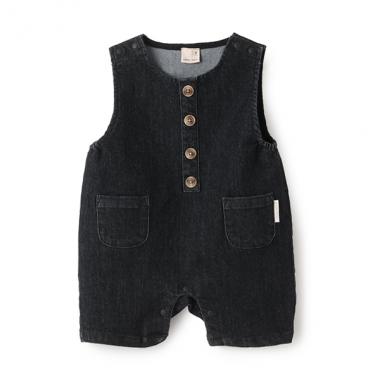 デニムショートオール
