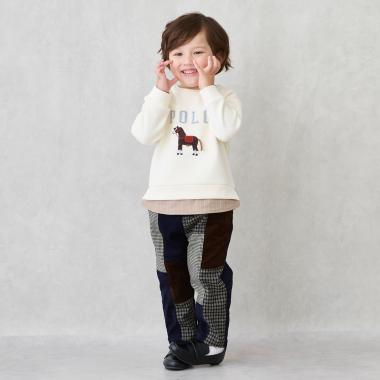 パッチワークパンツ