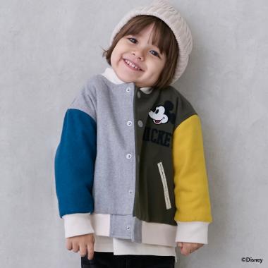 【Disney/リンク/洗える】スタジャン