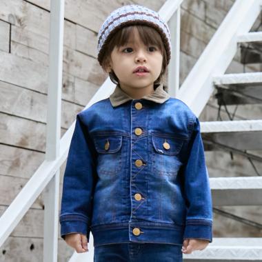 【Lee】コーデュロイ襟デニムジャケット