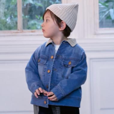 【Lee】コーデュロイ襟デニムジャケット