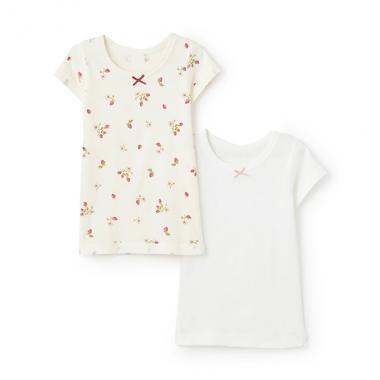 【弱酸性】半袖肌着2P