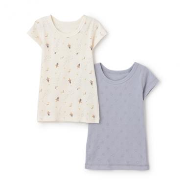 【弱酸性】半袖肌着2P