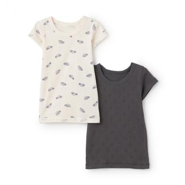 【弱酸性】半袖肌着2P