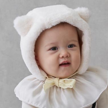 もこもこねこキャップ