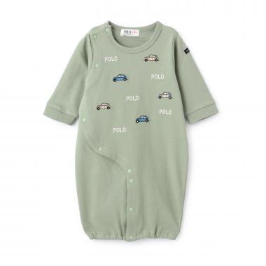 【POLO BCS】モチーフ刺繍長袖2WAYオール