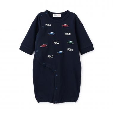【POLO BCS】モチーフ刺繍長袖2WAYオール