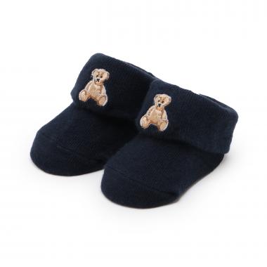 【POLO BCS】くま刺繍カップソックス