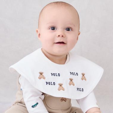 【POLO BCS】モチーフ刺繍スタイ