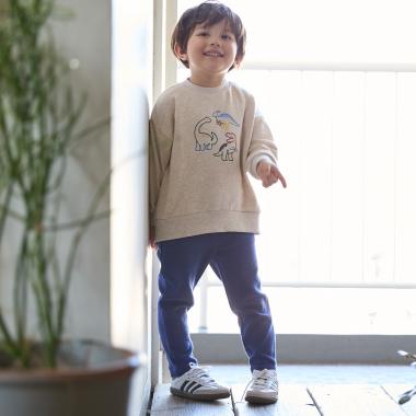 【防汚】フワのびっとテレコレギンス