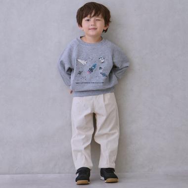 ゆるシルエットタックパンツ