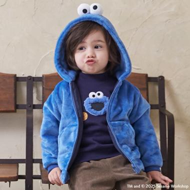 【SESAME STREET】もこもこパーカー