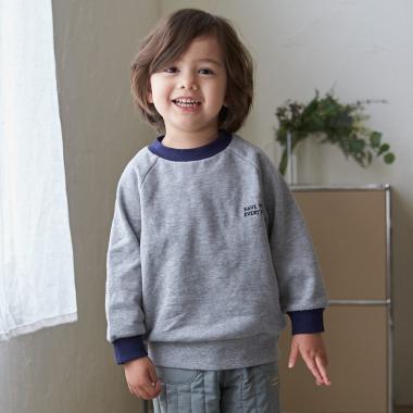 【GOODPRICE】裏起毛衿配色トレーナー