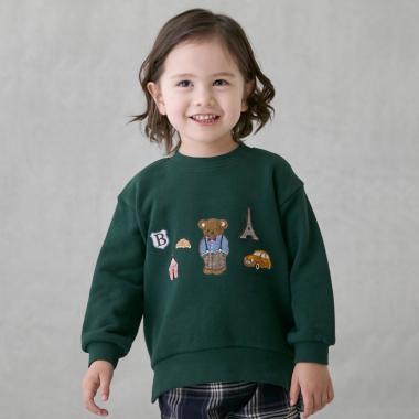 くまモチーフトレーナー