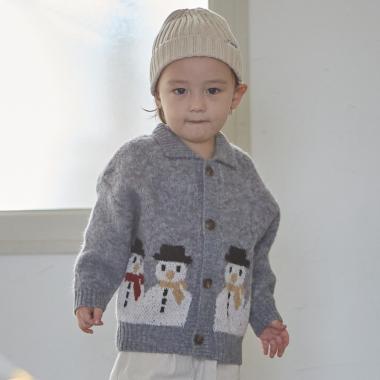 【ウォッシャブル】モチーフカウチンニットはおり