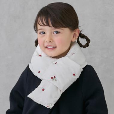 アソート刺しゅう中綿マフラー