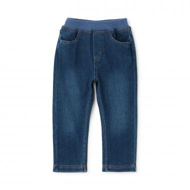 カットデニムロングパンツ