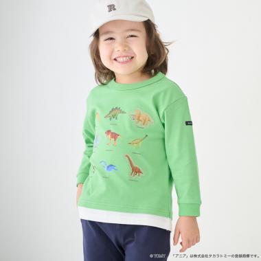 【TOMICA・ANIA】グラフィック長袖Tシャツ