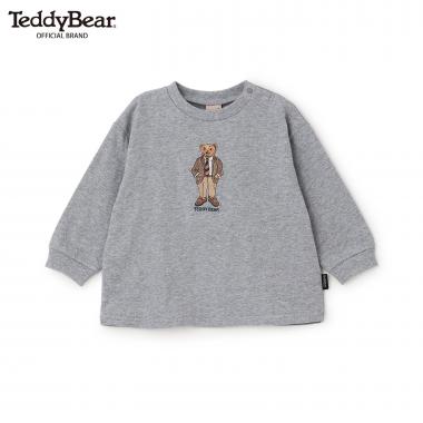 【TeddyBear】刺しゅう長袖Tシャツ