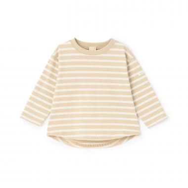 【食品防汚】ボーダー長袖Tシャツ