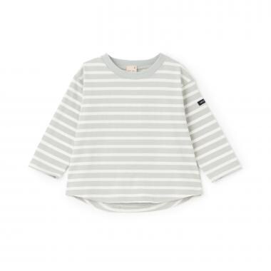 【食品防汚】ボーダー長袖Tシャツ