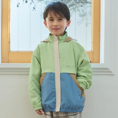 【撥水加工】配色ウィンブレ