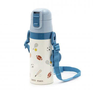 【ストローとコップの２WAY】ストロー付きステンレスボトル