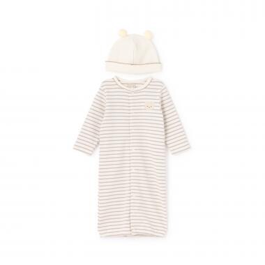 帽子つき2wayオール