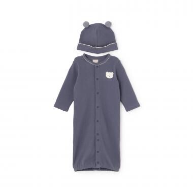 帽子つき2wayオール