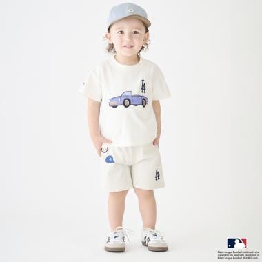 【MLB】カットハーフパンツ