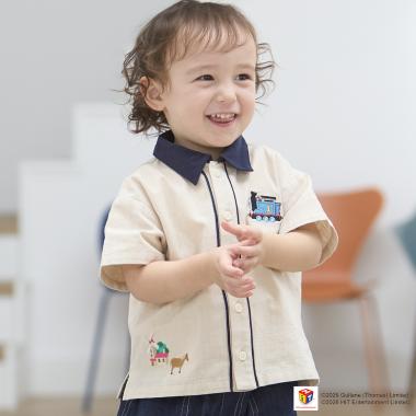 【きかんしゃトーマス】布帛半袖シャツ