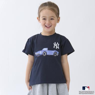 【MLB】車アップリケTシャツ