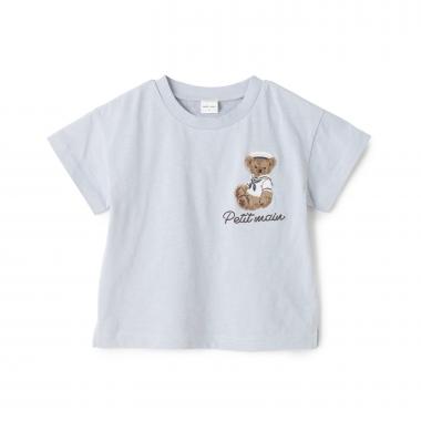 くまマリン半袖Tシャツ