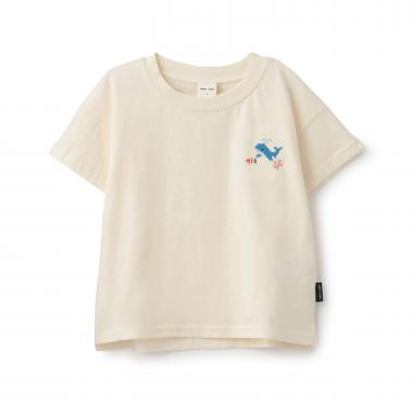 【食品防汚】刺しゅう半袖Tシャツ