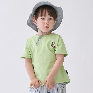 【食品防汚】刺しゅう半袖Tシャツ