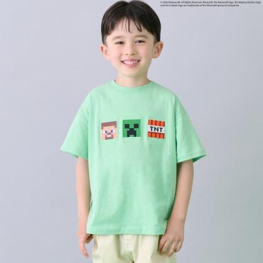 【MINECRAFT】アップリケ半袖Tシャツ