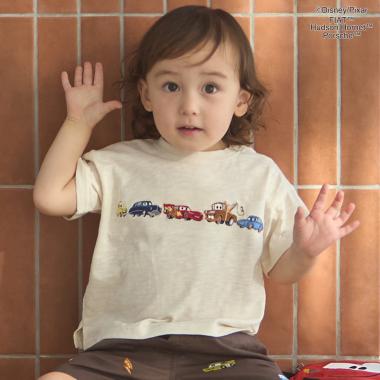 【Disney/Pixar】【接触冷感】カーズ / アップリケTシャツ