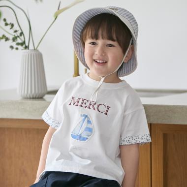 【リンク】15th MERCI袖折り返し半袖Tシャツ