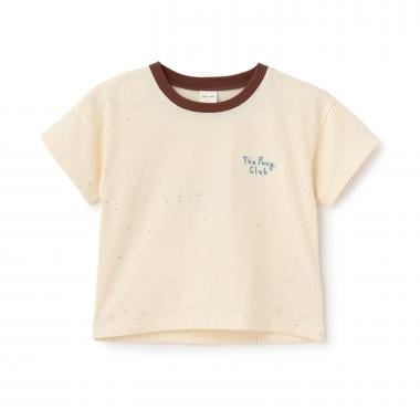 【接触冷感】ネップグラフィック半袖Tシャツ