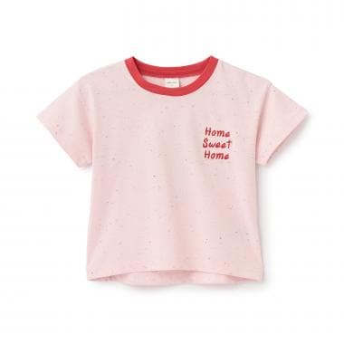 【接触冷感】ネップグラフィック半袖Tシャツ