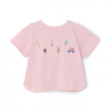 【接触冷感】前後で着れる2WAY半袖Tシャツ