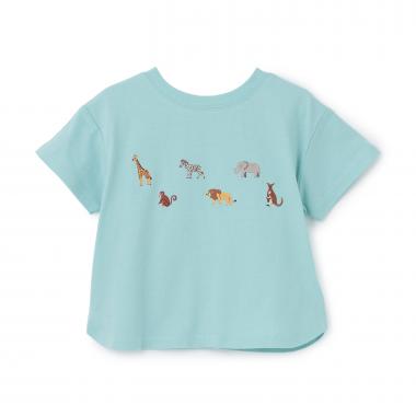 【接触冷感】前後で着れる2WAY半袖Tシャツ
