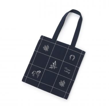 【親子リンク】インド綿刺しゅうトートバッグ