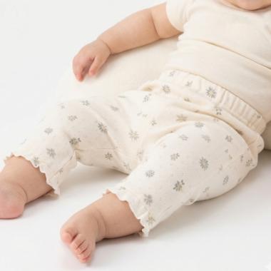 【プティプラ/ベビーサイズ】裾フリル7分丈レギンス