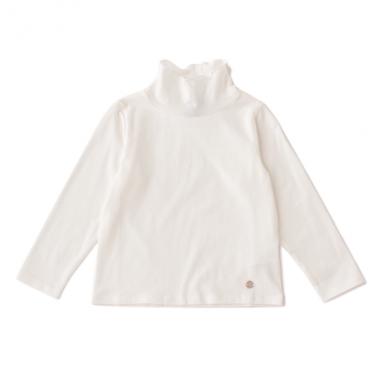 オーガニックコットン ハイネックTシャツ